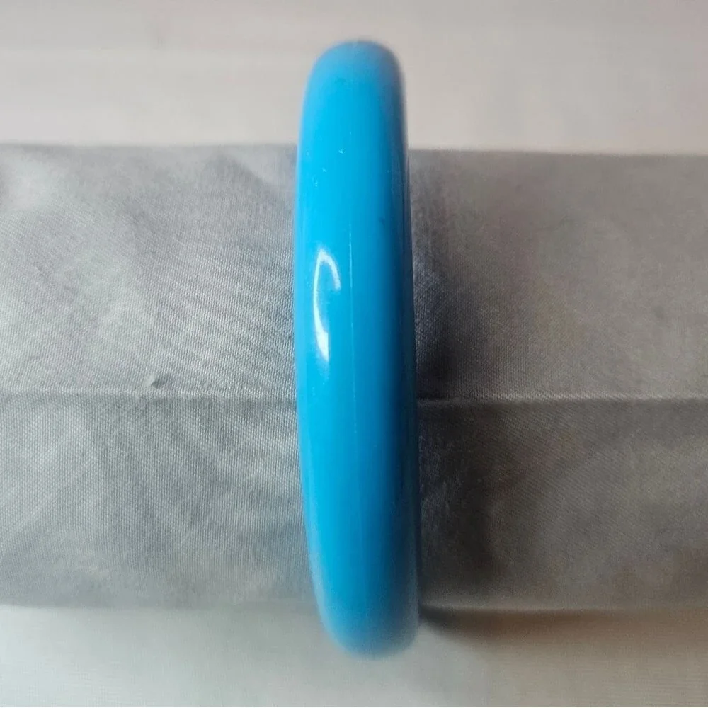 Vintage Blue Plastic Bangle 80s-90s